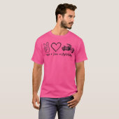 Wo Grappige Motorliefhebber Motorfiets T-shirt (Voorkant volledig)