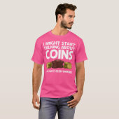 Wo Grappige Muntenverzamelaar Voor Het Verzamelen  T-shirt (Voorkant volledig)