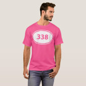 Wo Guys 338 Big Game Jachtgeweer Caliber Pistool E T-shirt (Voorkant volledig)