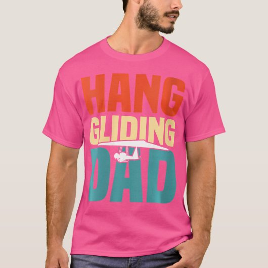 Wo Hang Gliding Dad T-shirt (Voorkant)