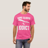 Wo Hangglidingverslaafde Hangglider Hanggliding T-shirt (Voorkant volledig)