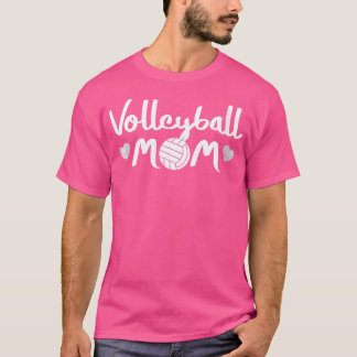 Wo High School Volleybal voor Moms-Schattige Volle T-shirt