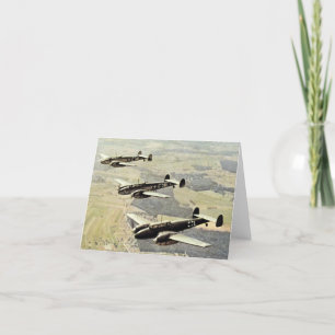 WO.II Drie Messerschmitt me-110 Kaart