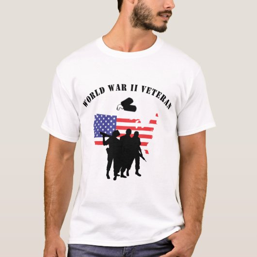 WO II Veteraan T-Shirt (Voorkant)