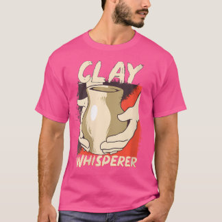 Wo Klei Fluisteraar Grappige Pottenbakker Keramisc T-shirt