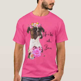 Wo leven is beter met een Boxer Schattige Boxer me T-shirt