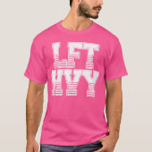 Wo Lft Hvy Lift Zwaar Gewichtheffen Barbell Gym Wo T-shirt (Voorkant)