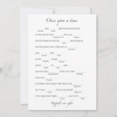 wo libs liefde verhaal Vrijgezellenfeest spel Kaar Kaart (Voorkant)