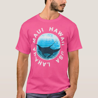 Wo Maui Lahaina Dive Hawaii Manta Diving T-shirt