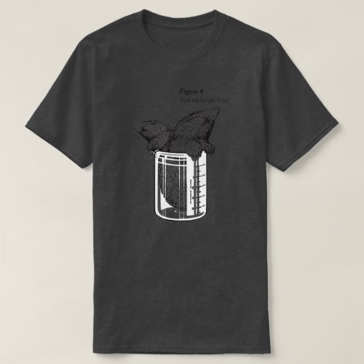 WO MOLES PER LIER T-SHIRT (Design voorkant)