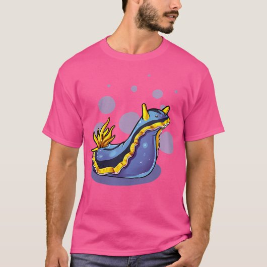 Wo Nudibranch Scuba Diving T-shirt (Voorkant)