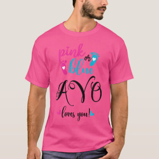 Wo Roze of Blauwe AVO houdt van je gender openbare T-shirt