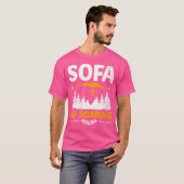 Wo Sofa No Soaring Hang Gliding Hang Glider Pilot T-shirt (Voorkant volledig)
