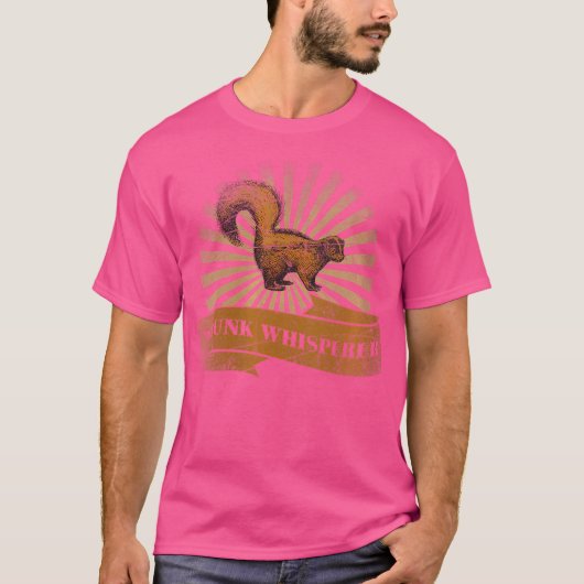 Wo Stink Badger Zoo Keeper Idee Skunk T-shirt (Voorkant)