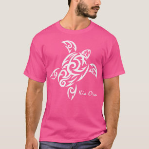 Wo Symbool Schildpad Nieuw-Zeeland Kia Ora Cultuur T-shirt