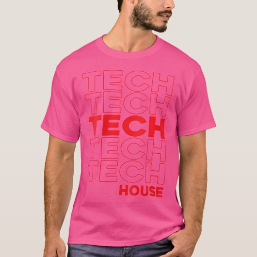 Wo Tech House Deep Dub Techno Edm T-shirt (Voorkant)