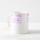 Wo Thai Boxing Muay Thai Koffiemok (Voorkant links)