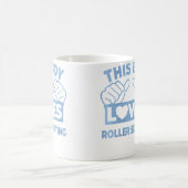 Wo This Boy Loves Roller Skating Roller Skating Ro Koffiemok (Center)