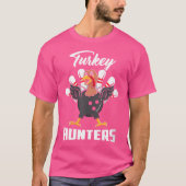 Wo Turkije Jagers Bowling Bowler T-shirt (Voorkant)