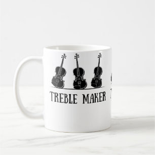 Wo Viool Treble Maker Violist Orkest Koffiemok