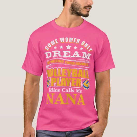 Wo Volleybal Trots Volleybal Nana T-shirt (Voorkant)