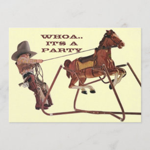 Wo voor Westerne uitnodiging van Cowboy Fun op zon