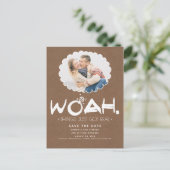 Woah dingen zijn gewoon echt geworden | Foto Sla d Aankondigingskaart (Staand voorkant)