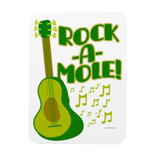 Woah Rock-a-Mole Magneet (Verticaal)