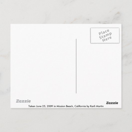 Woah Sparrow! Briefkaart (Achterkant)