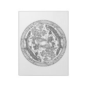 Wobbegong Carpet Shark Mandala Coloring Book Pad Notitieblok (Linkerzijde)