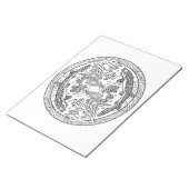 Wobbegong Carpet Shark Mandala Coloring Book Pad Notitieblok (Schuin)