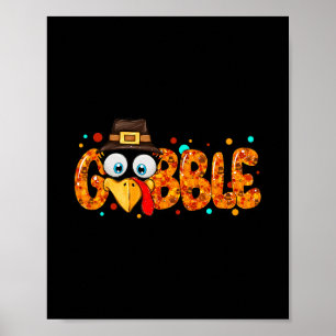 Wobbel tot je wobbelt Koele Kalkoen Thanksgiving G Poster
