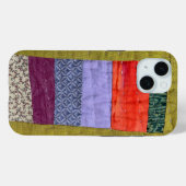 Wobbelige moderne patchwork quilt telefoonhoes Case-Mate iPhone case (Achterkant (horizontaal))