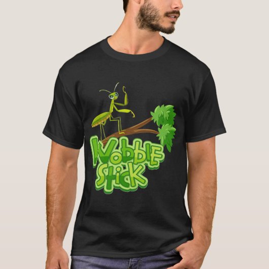 wobbelstok t-shirt (Voorkant)