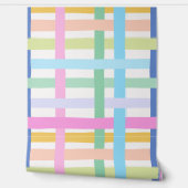 Wobbige Felgekleurde Regenboog Plaid - Maximalisti Behang (Afrollen)