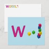 Wobble Kaart (Voorkant / Achterkant)