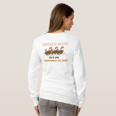 Wobble n' Gobble run T-shirt (Achterkant volledig)