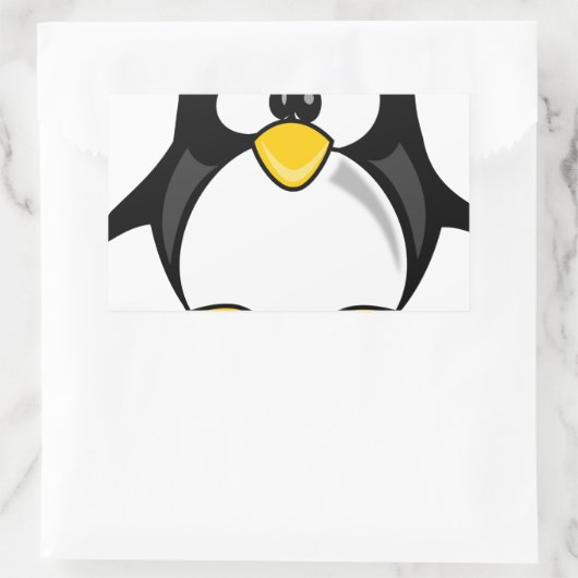 Wobble Pete Rechthoekige Sticker (Tas)