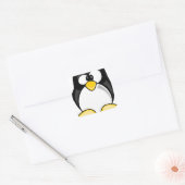 Wobble Pete Vierkante Sticker (Envelop)