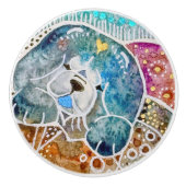 WOBBLE ROCK Chow Ceramic Pull Keramische Knop (Voorkant)