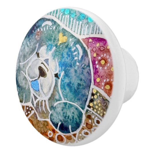 WOBBLE ROCK Chow Ceramic Pull Keramische Knop (Rechts)