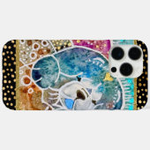 WOBBLE-ROCK Chow dog waterverf batik Case-Mate iPhone Case (Achterkant (horizontaal))