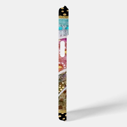 WOBBLE-ROCK Chow dog waterverf batik IPhone 15 Case-Mate iPhone Case (Achterkant / Rechts)