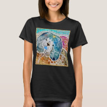 WOBBLE-ROCK Chow hond waterverf batik krat