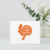 Wobble Wobble iets dergelijks Funny Turkey citaat Briefkaart (Staand voorkant)