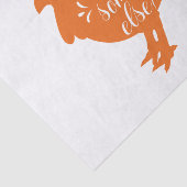 Wobble Wobble iets dergelijks Funny Turkey citaat Tissuepapier (Detail)