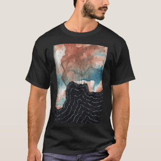 Wobbly Mountains honkbal Sleeve T-shirt