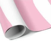 Wobbly Roze Streep Trendy Co Cadeaupapier (Rol Hoek)