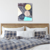 Wobby Sobby Memphis Canvas Afdruk (Insitu (Slaapkamer))
