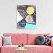 Wobby Sobby Memphis Canvas Afdruk (Insitu (Woonkamer))